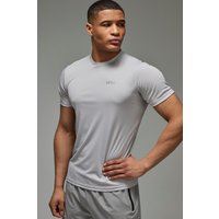 Man Active Lightweight T-Shirt - Grau - S, Grau Man Active Lightweight T-Shirt - Grau - S, Grau von boohooman