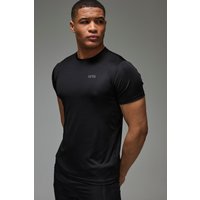 Man Active Lightweight T-Shirt - Schwarz - XS, Schwarz Man Active Lightweight T-Shirt - Schwarz - XS, Schwarz von boohooman