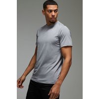Man Active Mesh T-Shirt - Grau - XS, Grau Man Active Mesh T-Shirt - Grau - XS, Grau von boohooman