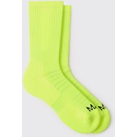 Man Active Neon Running Socken von boohooman