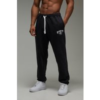 Man Active One More Rep NYC Oversize Jogginghose - Schwarz - XS, Schwarz von boohooman
