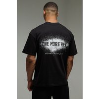 Man Active One More Rep Oversize T-Shirt - Schwarz - M, Schwarz von boohooman