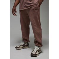 Man Active One More Rep Oversize Jogginghose - Braun - XS, Braun von boohooman