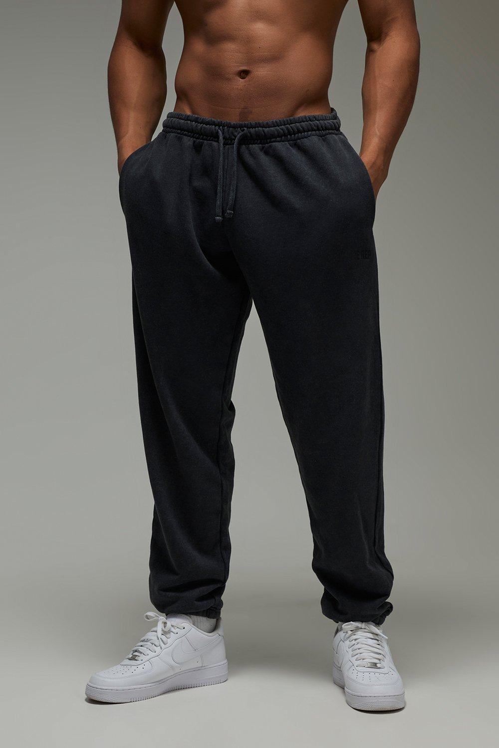 Man Active One More Rep Oversize Jogginghose - Schwarz - S, Schwarz von boohooman
