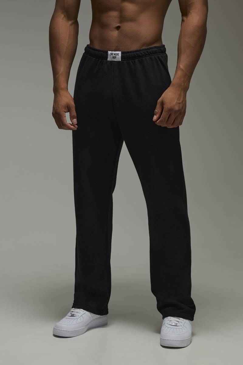 Man Active Oversize Jogginghose mit One More Rep Print - Schwarz - XS, Schwarz Man Active Oversize Jogginghose mit One More Rep Print - Schwarz - XS, Schwarz von boohooman
