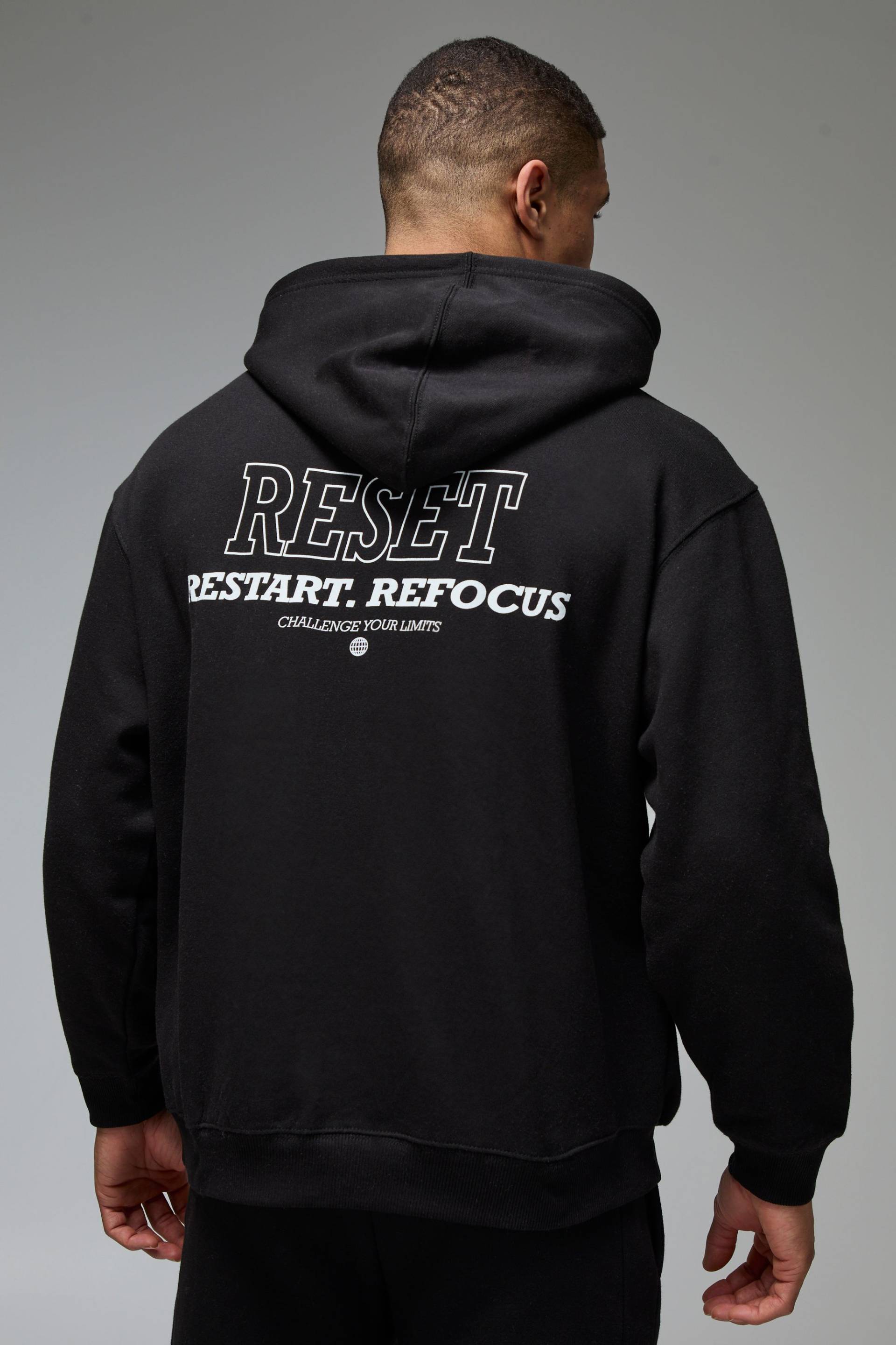 Man Active Oversize Hoodie von boohooman