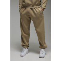 Man Active Oversize Jogginghose - Taupe - XXL, Taupe von boohooman