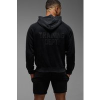 Man Active Oversize Trainingsanzug - Schwarz - 2XL, Schwarz von boohooman