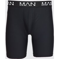 Man Active Performance Boxershorts - Schwarz - M, Schwarz von boohooman