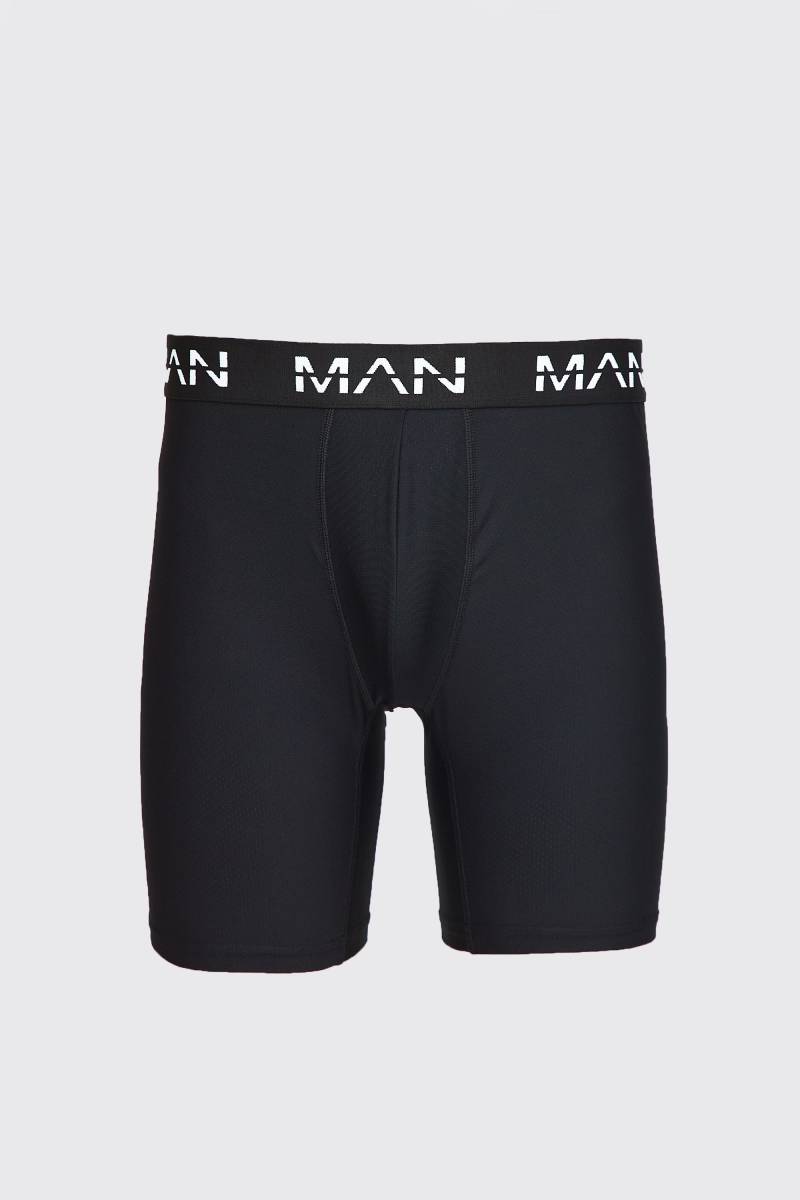 Man Active Performance Boxershorts - Schwarz - XL, Schwarz von boohooman