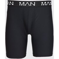Man Active Performance Boxershorts - Schwarz - XS, Schwarz Man Active Performance Boxershorts - Schwarz - XS, Schwarz von boohooman