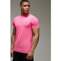 Man Active Performance T-Shirt - Rosa - XS, Rosa Man Active Performance T-Shirt - Rosa - XS, Rosa von boohooman