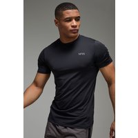 Man Active Performance T-Shirt - Schwarz - XS, Schwarz Man Active Performance T-Shirt - Schwarz - XS, Schwarz von boohooman