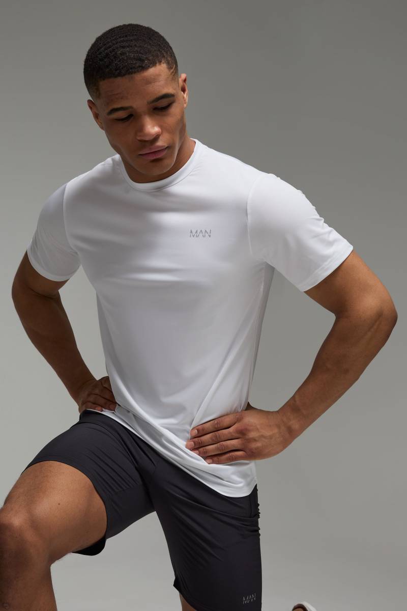 Man Active Performance T-Shirt - Weiß - XS, Weiß Man Active Performance T-Shirt - Weiß - XS, Weiß von boohooman
