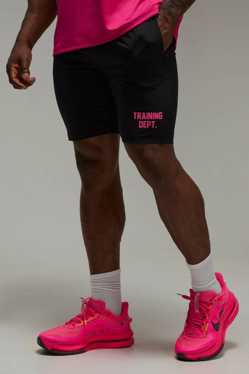 Man Active Performance Trainings Dept Shorts - Schwarz - XL, Schwarz von boohooman