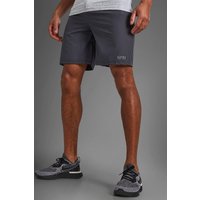 Man Active Shorts mit Reißverschluss-Taschen von boohooman