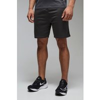 Man Active Stretch 7inch Shorts mit Reißverschluss-Taschen - Grau - XS, Grau Man Active Stretch 7inch Shorts mit Reißverschluss-Taschen - Grau - XS, Grau von boohooman