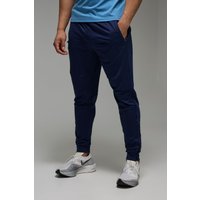 Man Active Stretch-Jogginghose mit Reißverschluss - Grau - XXL, Grau von boohooman