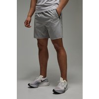 Man Active Stretch Shorts - Grau - M, Grau von boohooman