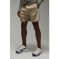 Man Active Stretch Shorts - Taupe - XS, Taupe von boohooman