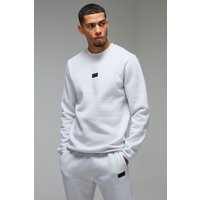 Man Active Sweatshirt mit Aufnäher Man Active Sweatshirt mit Aufnäher von boohooman