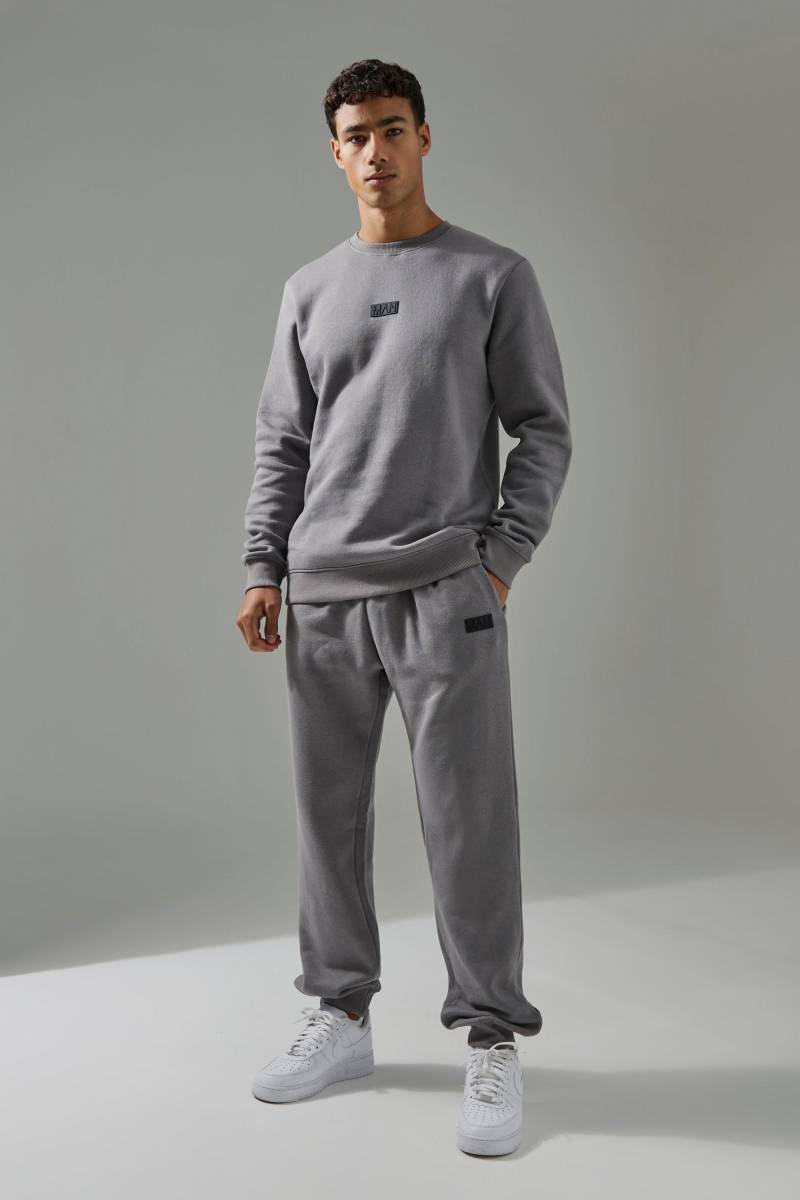 Man Active Sweatshirt & Jogginghose von boohooman