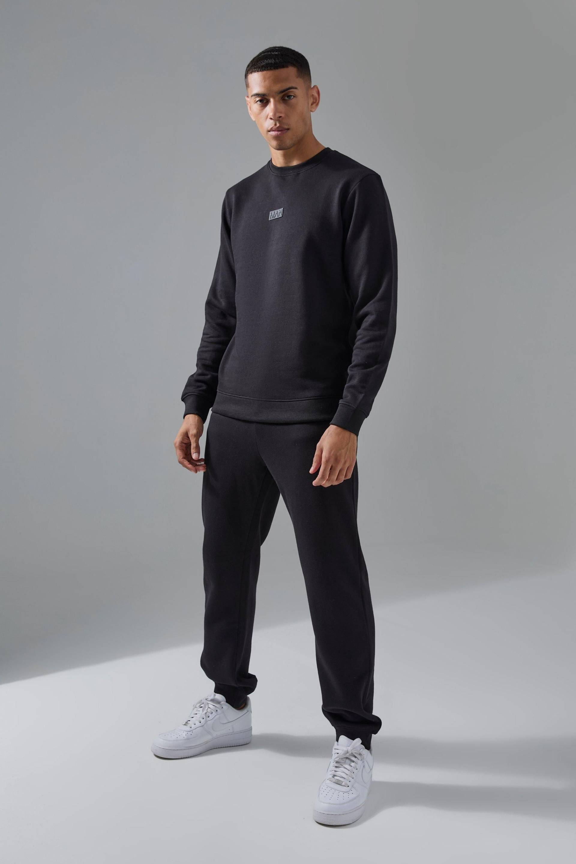 Man Active Sweatshirt & Jogginghose von boohooman