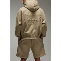 Kastiger geprägter Man Active Trainingsanzug - Taupe - XS, Taupe Kastiger geprägter Man Active Trainingsanzug - Taupe - XS, Taupe von boohooman