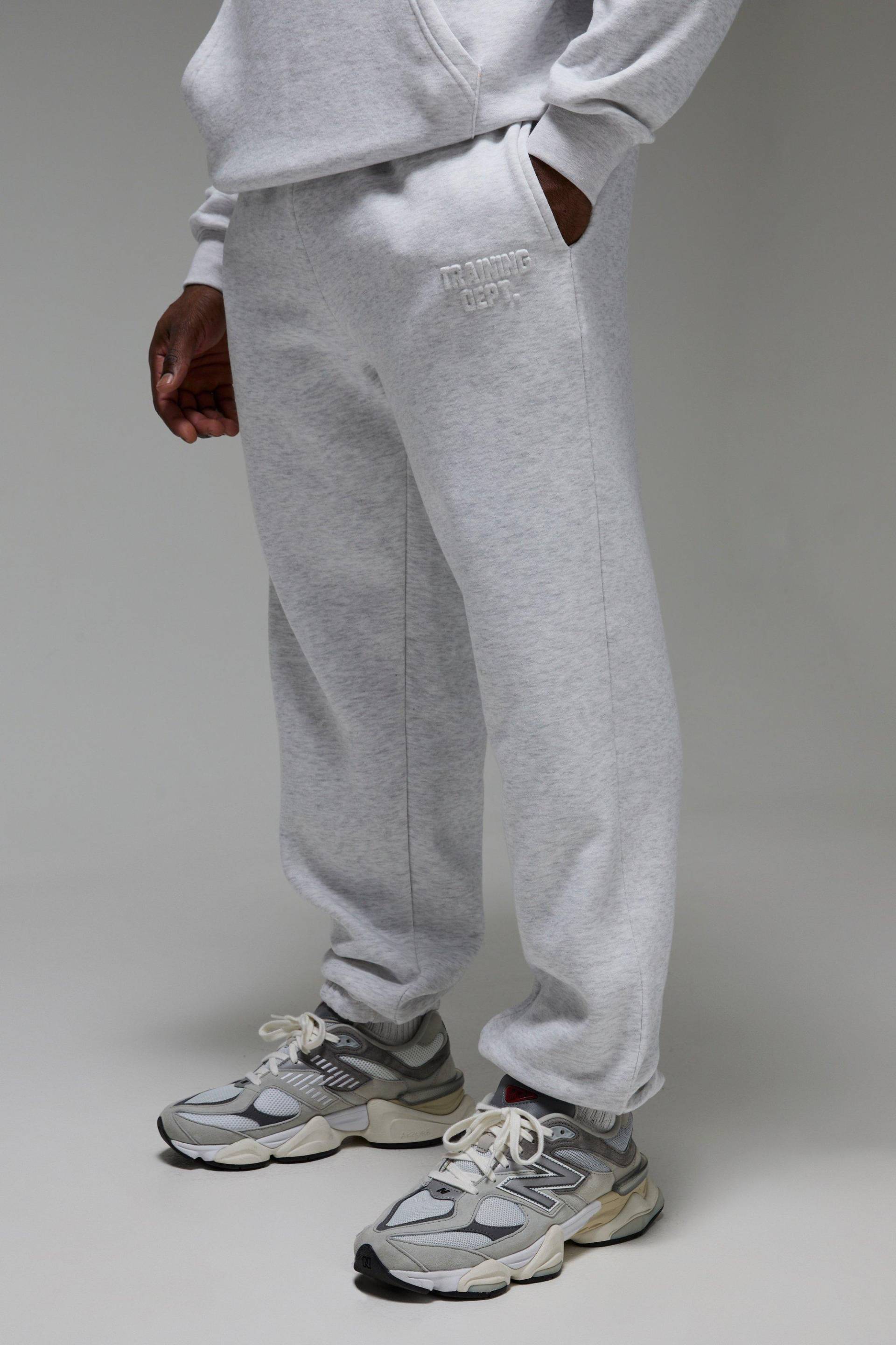 Man Active Training Dept Oversize Jogginghose - Grau - XXL, Grau von boohooman