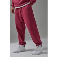 Man Active Training Dept Oversize Jogginghose - Rot - XXL, Rot von boohooman