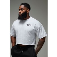 Man Active Training Dept Sweatshirt mit kurzen Ärmeln von boohooman