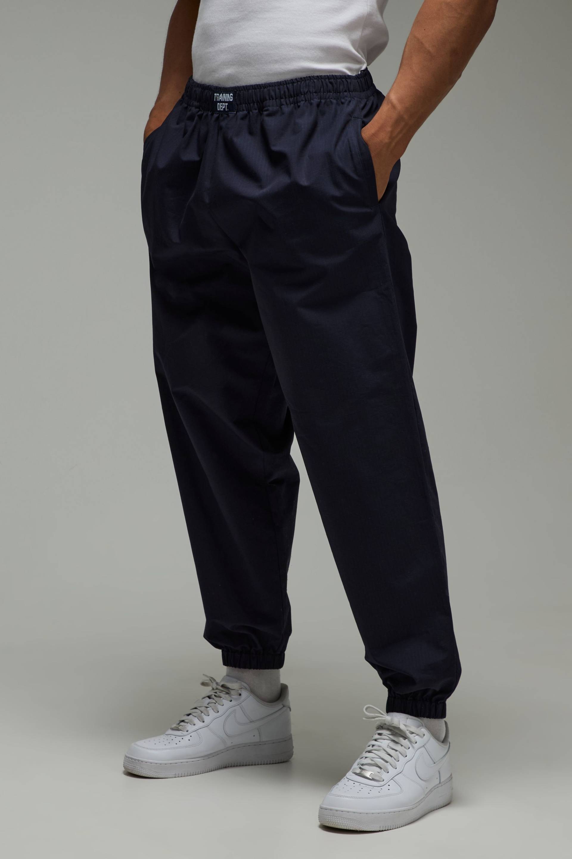 Man Active Training Dept. Hose - Blau - M, Blau von boohooman