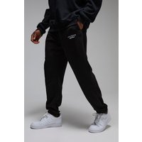 Man Active Training Dept. Oversize Jogginghose - Schwarz - XS, Schwarz von boohooman