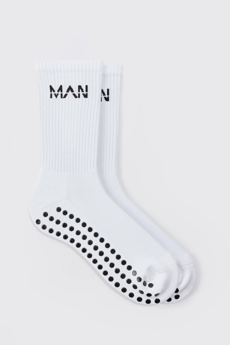 Man Active Trainings Grip Rundhals Socken von boohooman