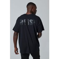 Man Active X Beast Oversize Gym T-Shirt - Schwarz - M, Schwarz von boohooman