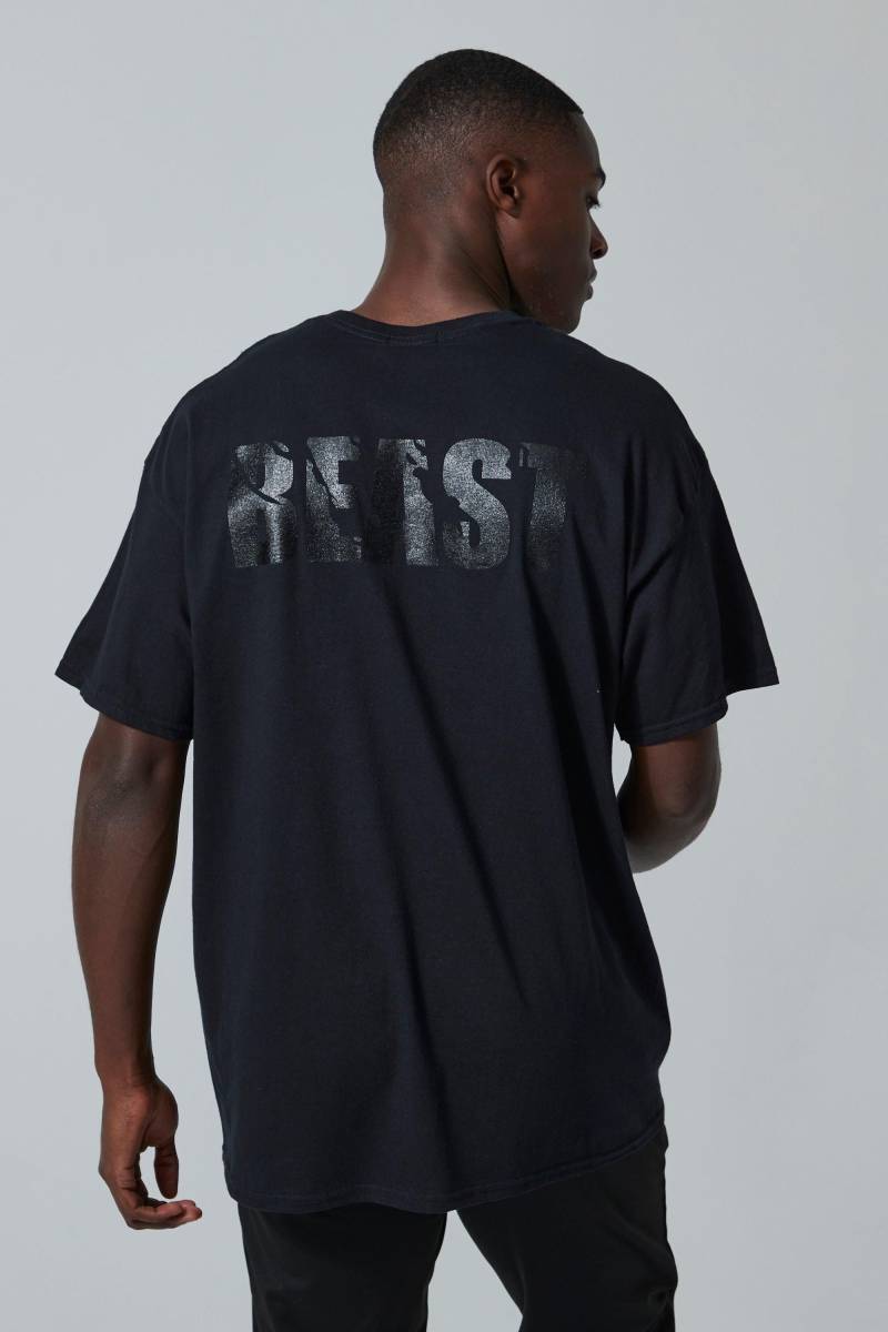 Man Active X Beast Oversize Gym T-Shirt - Schwarz - XS, Schwarz Man Active X Beast Oversize Gym T-Shirt - Schwarz - XS, Schwarz von boohooman
