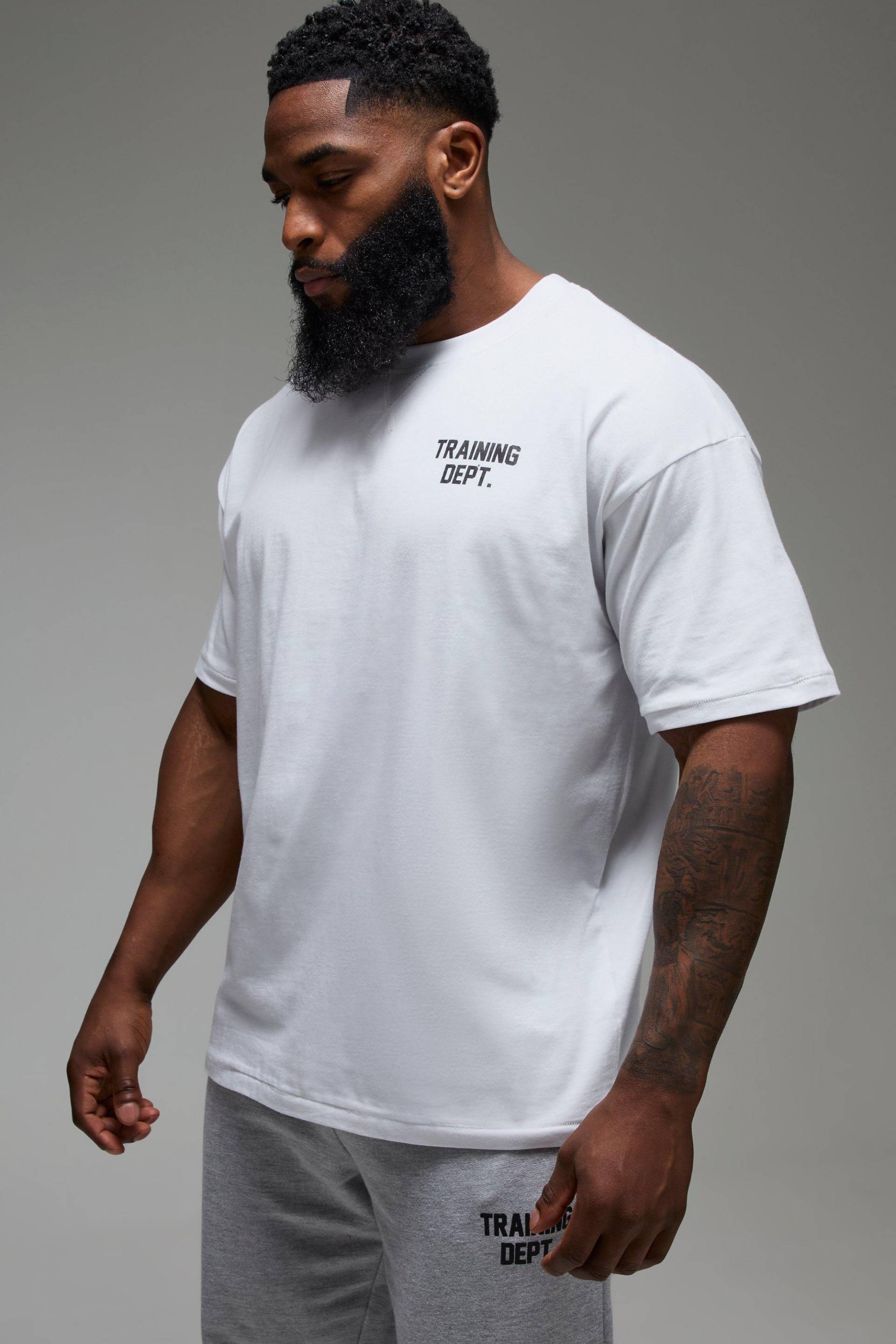 Man Active X Everlast Oversize T-Shirt - Weiß - XS, Weiß von boohooman