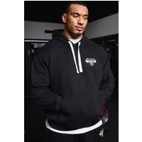 Man Active X OG Gym Oversize Hoodie - Schwarz - XS, Schwarz Man Active X OG Gym Oversize Hoodie - Schwarz - XS, Schwarz von boohooman