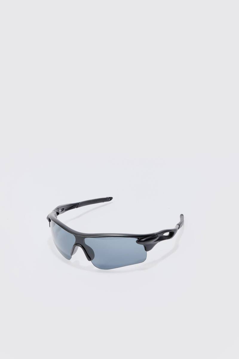 Man Active gummierte Sonnenbrille von boohooman