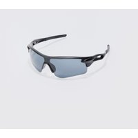 Man Active gummierte Sonnenbrille von boohooman
