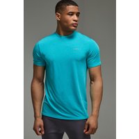 Man Active meliertes T-Shirt - Blau - XS, Blau Man Active meliertes T-Shirt - Blau - XS, Blau von boohooman