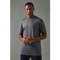 Man Active sweatshirt-Wickeltes Gym Performance T-Shirt - Grau - S, Grau Man Active sweatshirt-Wickeltes Gym Performance T-Shirt - Grau - S, Grau von boohooman