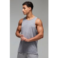 Man Active vesttop - Grau - XS, Grau von boohooman