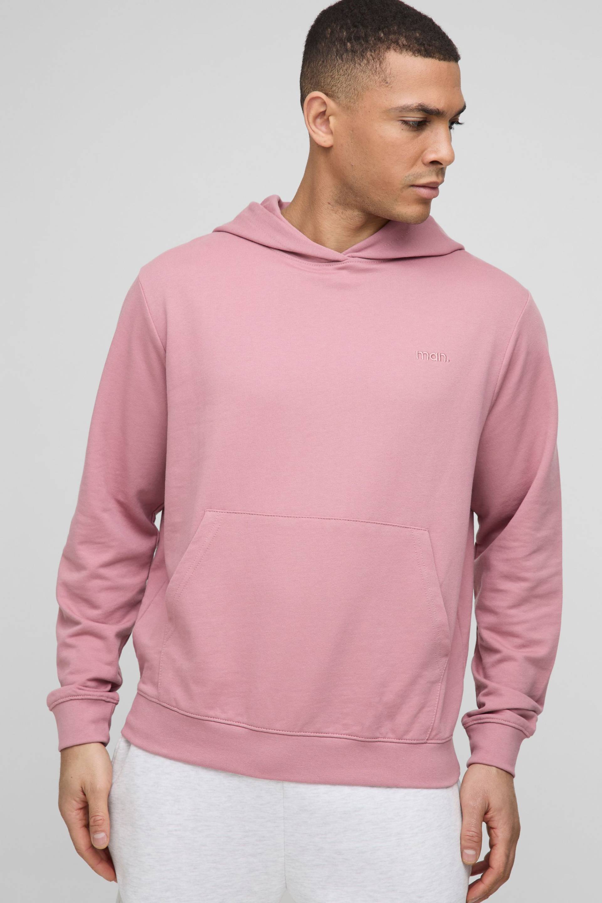 Man Basic Hoodie von boohooman