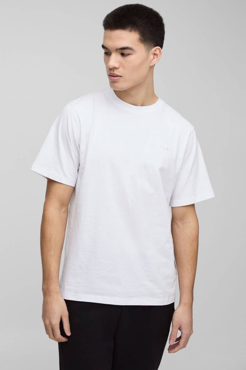 Man Basic Rundhals T-Shirt - Weiß - XS, Weiß von boohooman