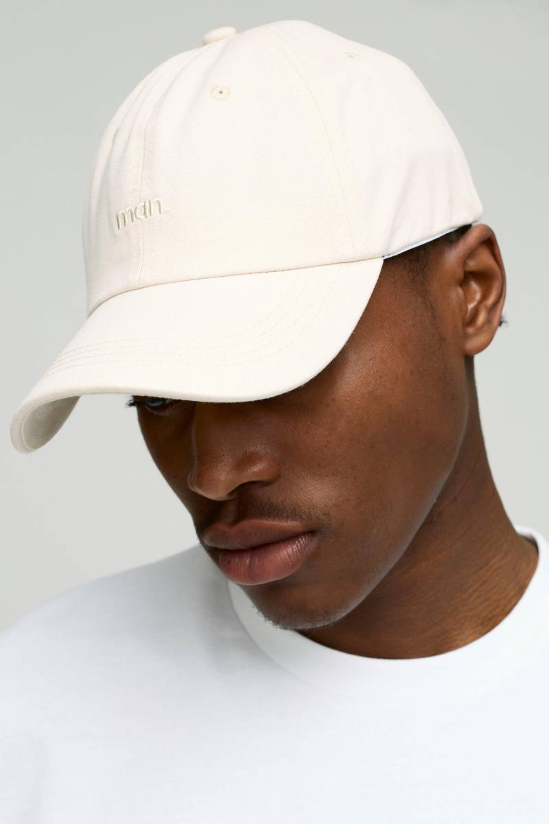 Kappe mit Man-Logo - Grau - ONE SIZE, Grau von boohooman