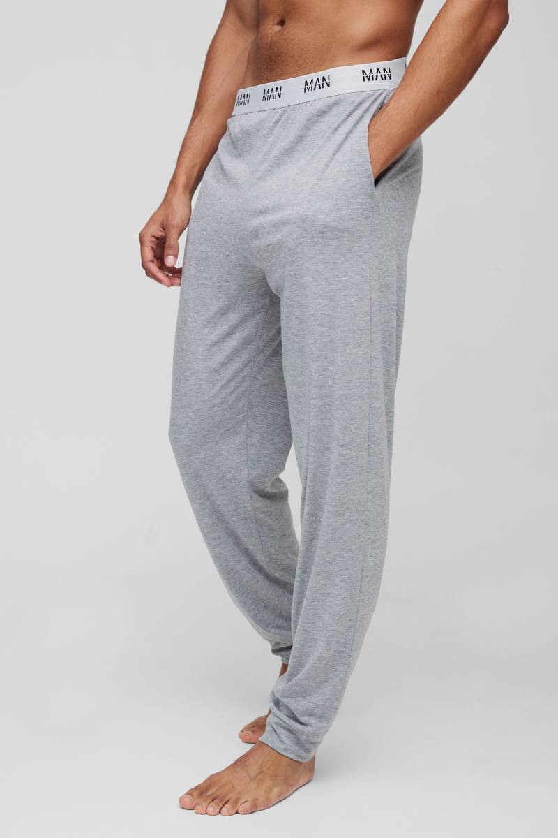 Man Dash Loungewear-Jogginghose - Grau - M, Grau von boohooman