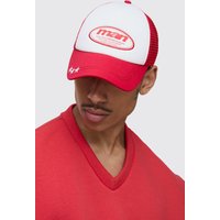 Man Kappe - Rot - ONE SIZE, Rot von boohooman