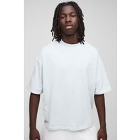Man Kastiges Oversize Rundhals T-Shirt von boohooman