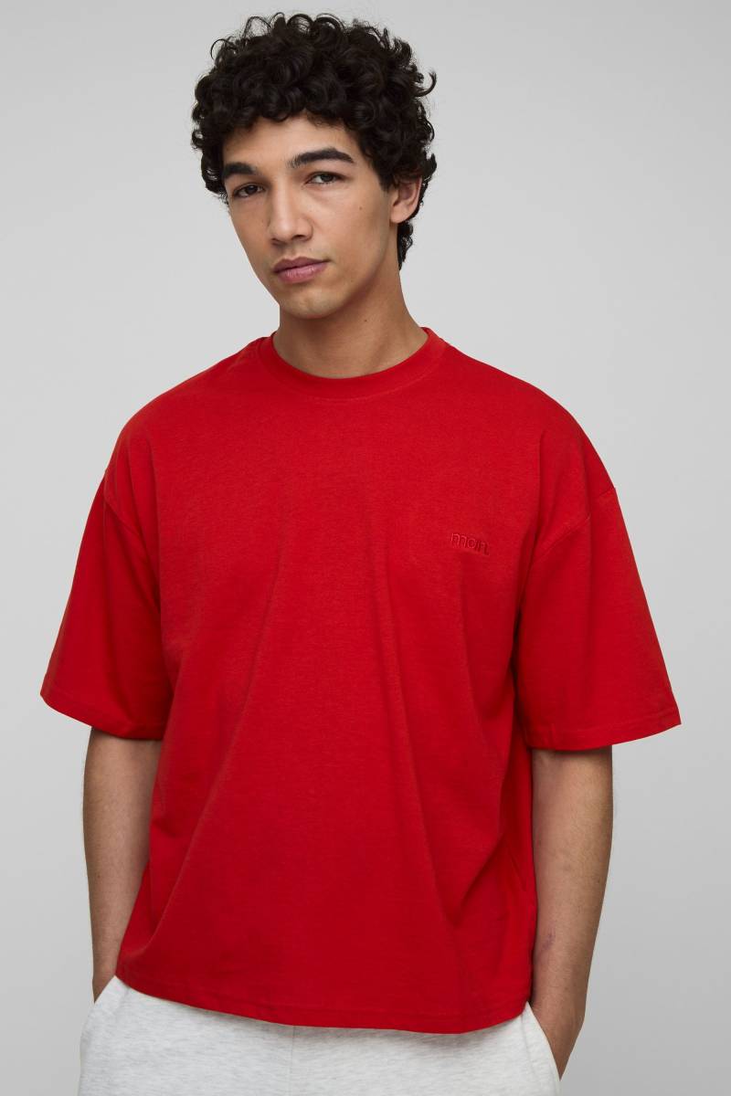 Man Kastiges Oversize T-Shirt von boohooman